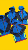 Wild Run Jacket Windrunner - Blue/Neon