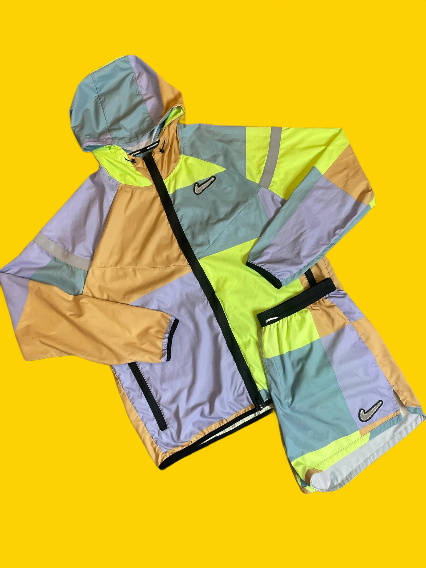Meekz Wild Run Patchwork Windrunner