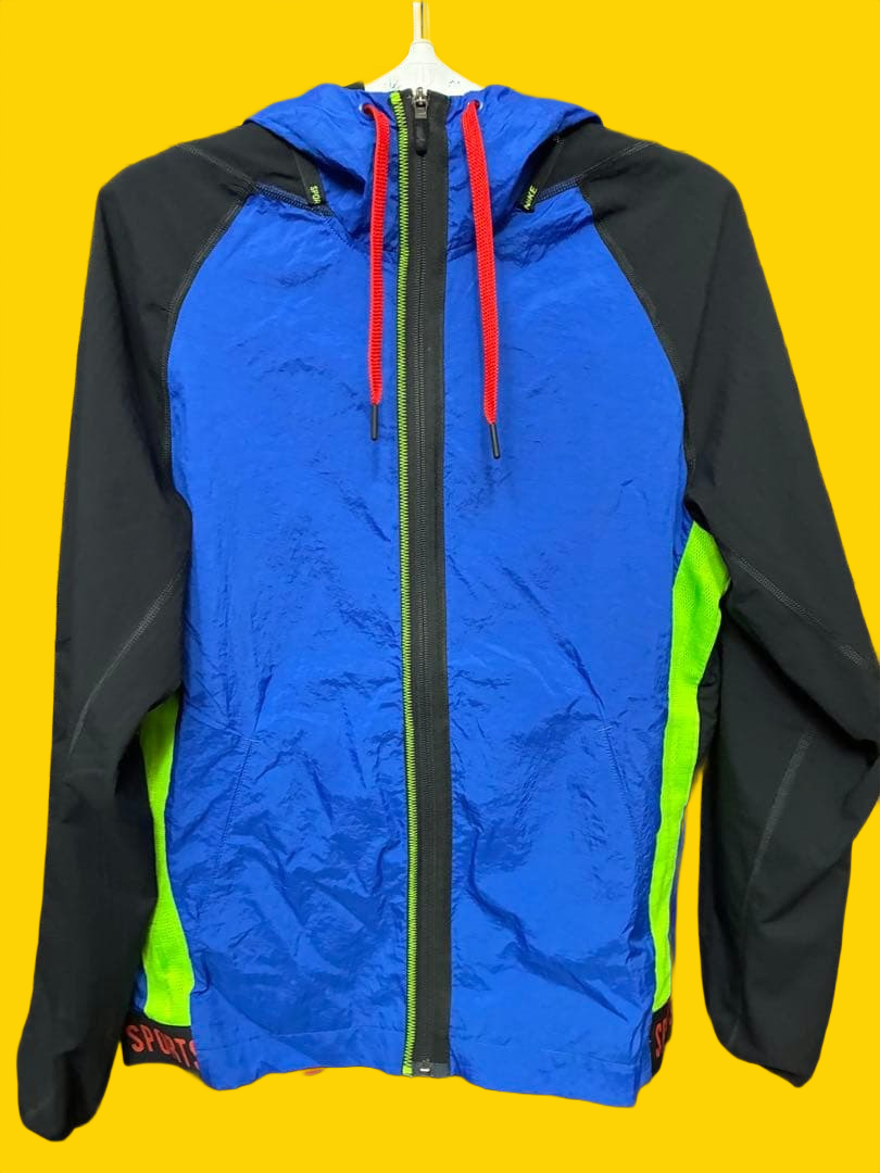 Wild Run Jacket Windrunner - Blue/Neon